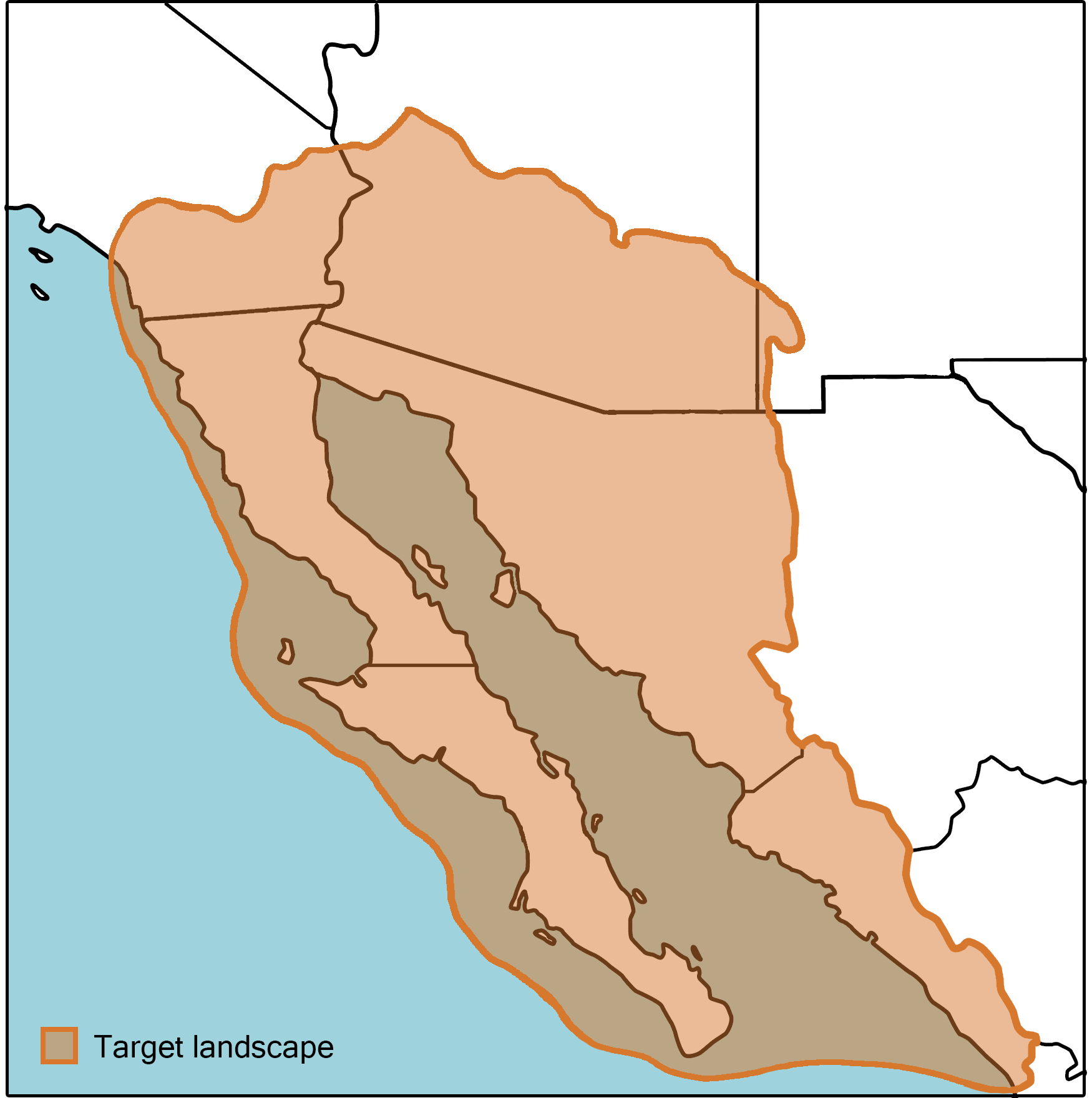 Landscape map